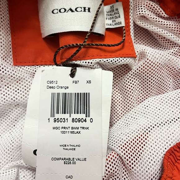 Coach Magic Print Swim Trunks - Picture 2 of 6